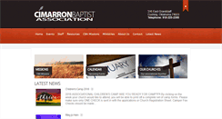 Desktop Screenshot of cimarronbaptist.org
